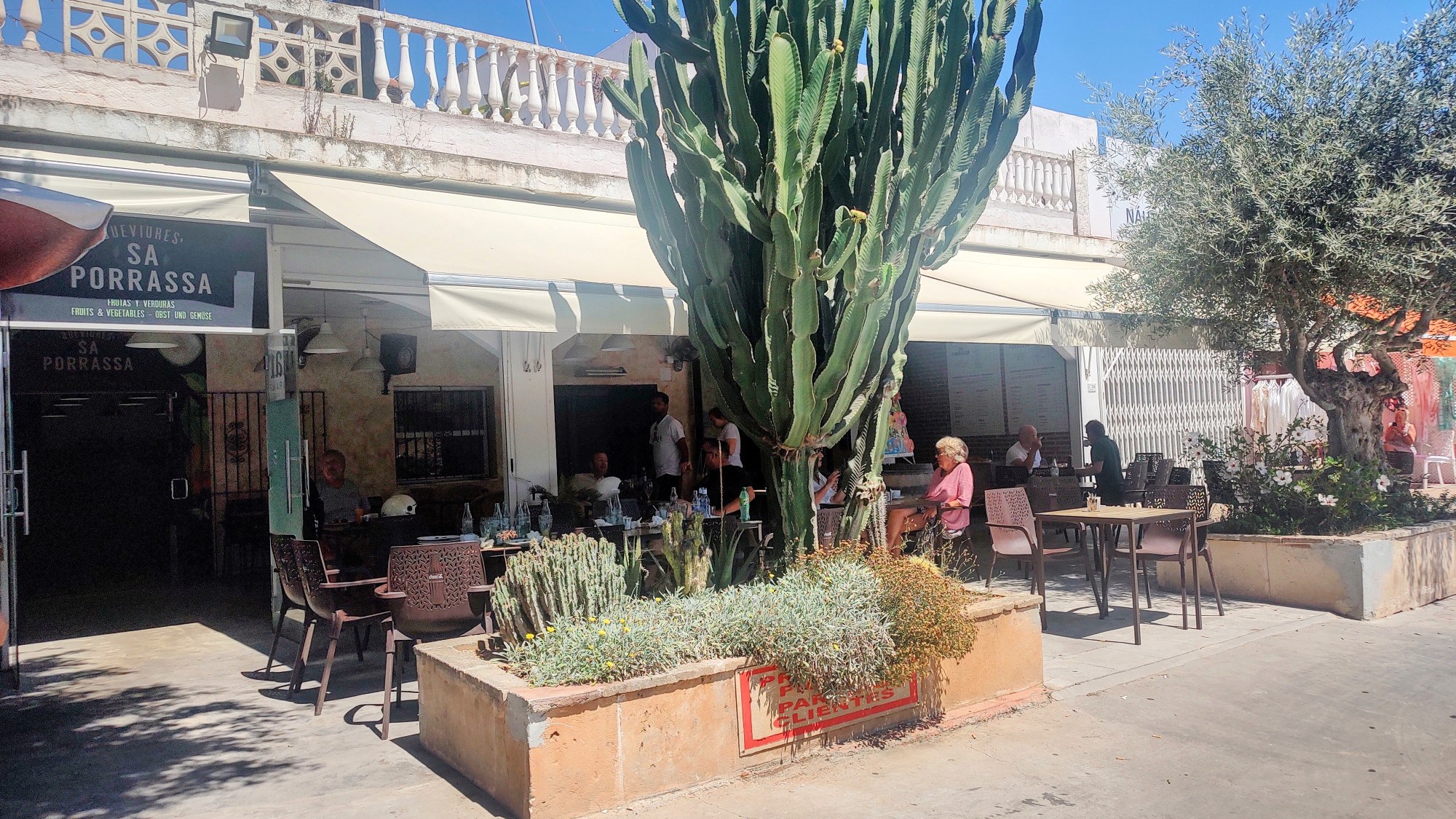 Restaurant Sa Porrassa Terrasse